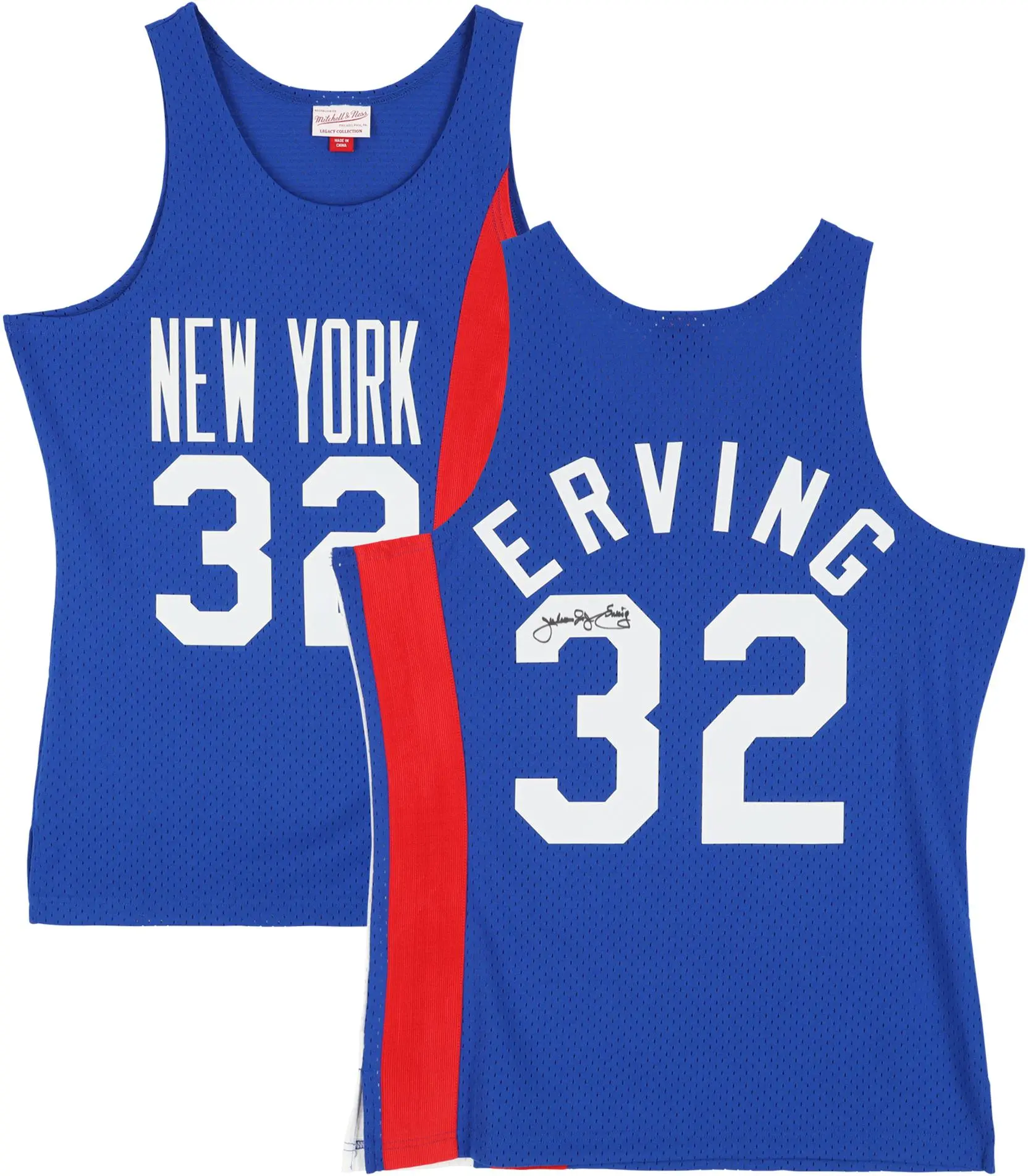 Julius Erving New York Nets Autographed Mitchell & Ness 1973-74 Swingman Jersey - Fanatics Authentic Certified