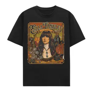 Ella Dandelion Tour 2026 Graphic T-Shirt, She’s From Texas Country Music Tee, Retro Western Cowgirl Concert Outfit, Vintage Southern Style Shirt for Everyday Casual Wear