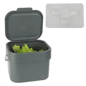 7Penn Countertop Compost Bins for Kitchen Food Waste - 4L Trash or Compost Pail