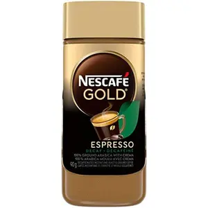 NesCafé 1 Gold Espresso Decaf Instant Coffee, 90 Grams 90g/3.2oz {Imported from Canada} - Beverage - Bean