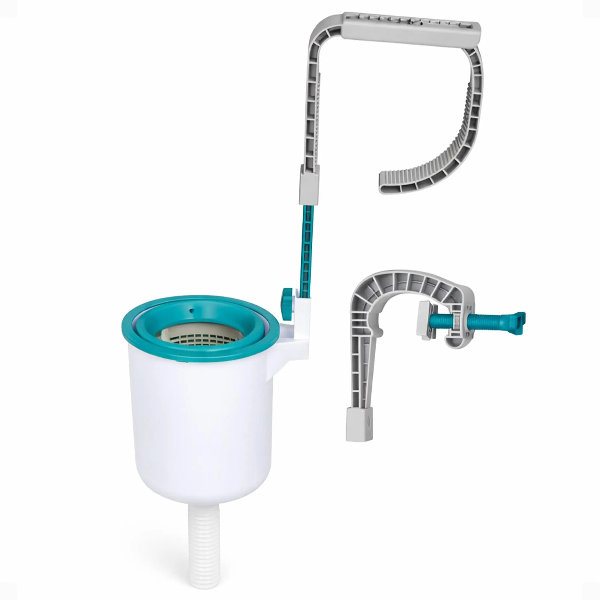 Flowclear Wall-Mounted Automatic Pool Surface Skimmer, White