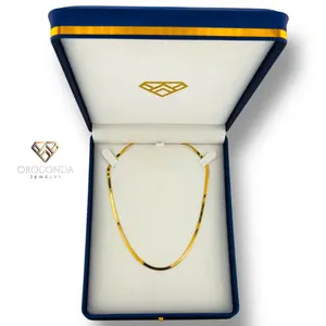 Gargantilla Herringbone 14K