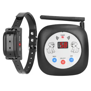 1Set 328FT Electric Wireless Rechargeable Dog Fence System With GPS Location  For Small Medium Large Dogs
