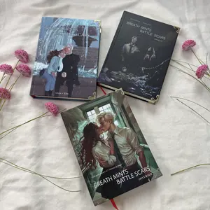 Breath Mints Battle Scars Hardcover Book, Handmade Special Edition