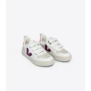 Veja Magenta White Velcro Sneaker V103