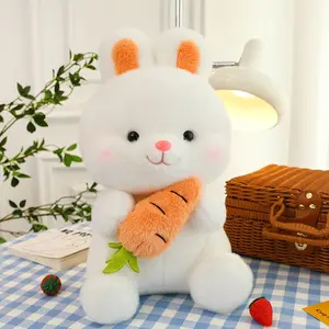 Cute Bunny Plush Toy with Carrot | Kids Bedtime Doll & Birthday Gift