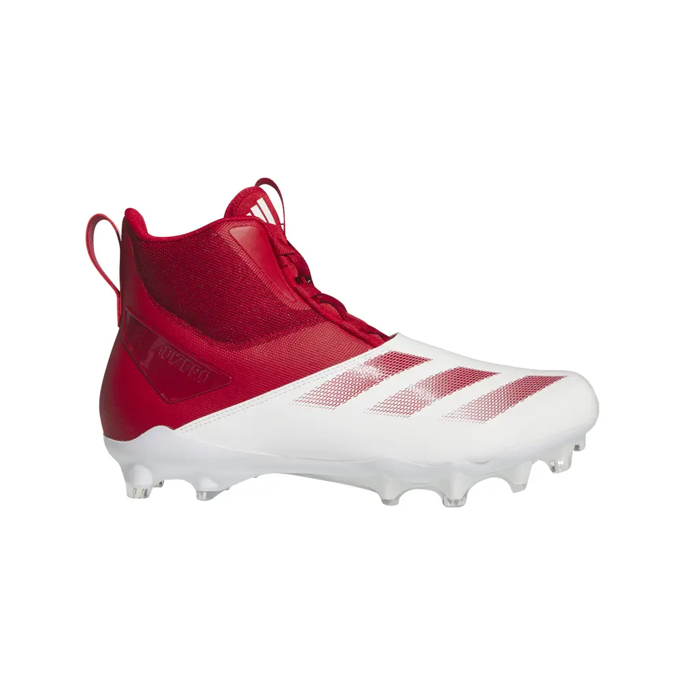 adidas Mens Adizero Chaos American Lineman Football Sneakers Shoes - Red, White