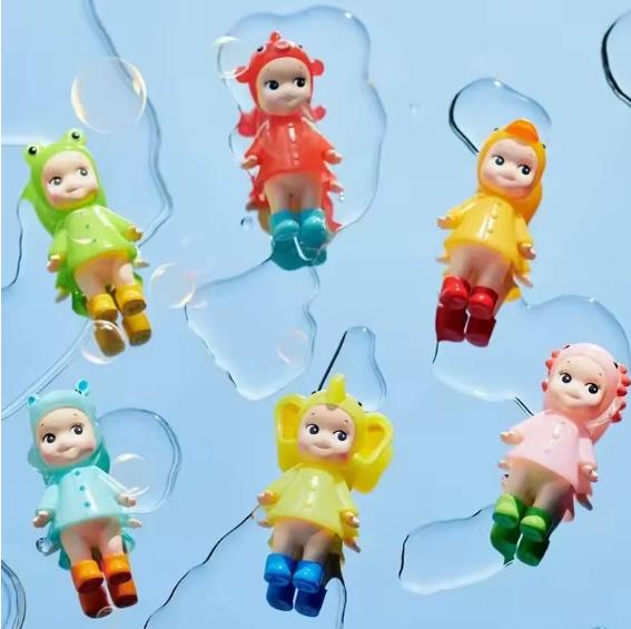 Genuine Sonny Angel I Love Rainy Day Series Blind Box Action Figure Sonny Collectible Model Angel Mystery Box Surprise Toy Gift