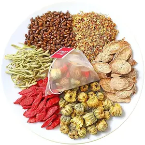 Goji Berrys Chrysanthemum Cassia Seed Tea, Liver Tea Formula, Natural Herbal Tea Bag, 5g×30P Beverage