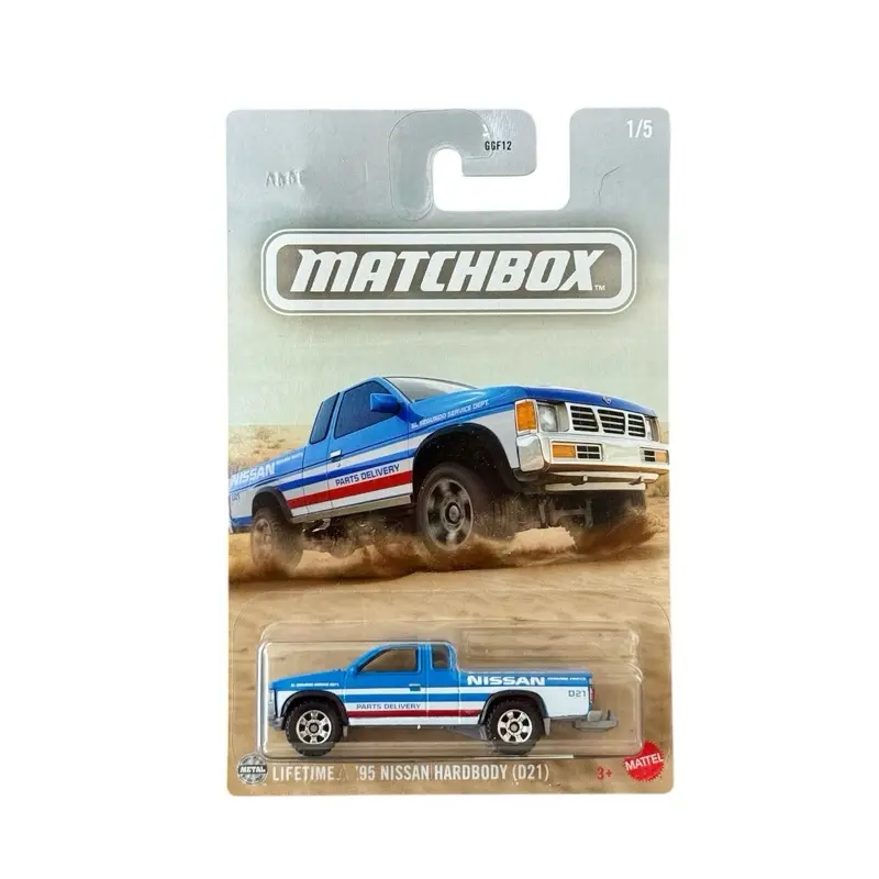 Matchbox 1995 Nissan Hardbody Truck (D21) 1:64 Die-Cast Scale Model Car, Mini Truck Toy, Display Collectible for Model Cars Enthusiasts
