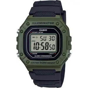Casio W218H Series | Men’s Digital Watch | 50M WR | 1/100 Second Stopwatch | 100 SEC Chronograph | LED Backlight | Countdown Timer | Daily Alarm | Hourly Time Signal | 7 Year Battery
