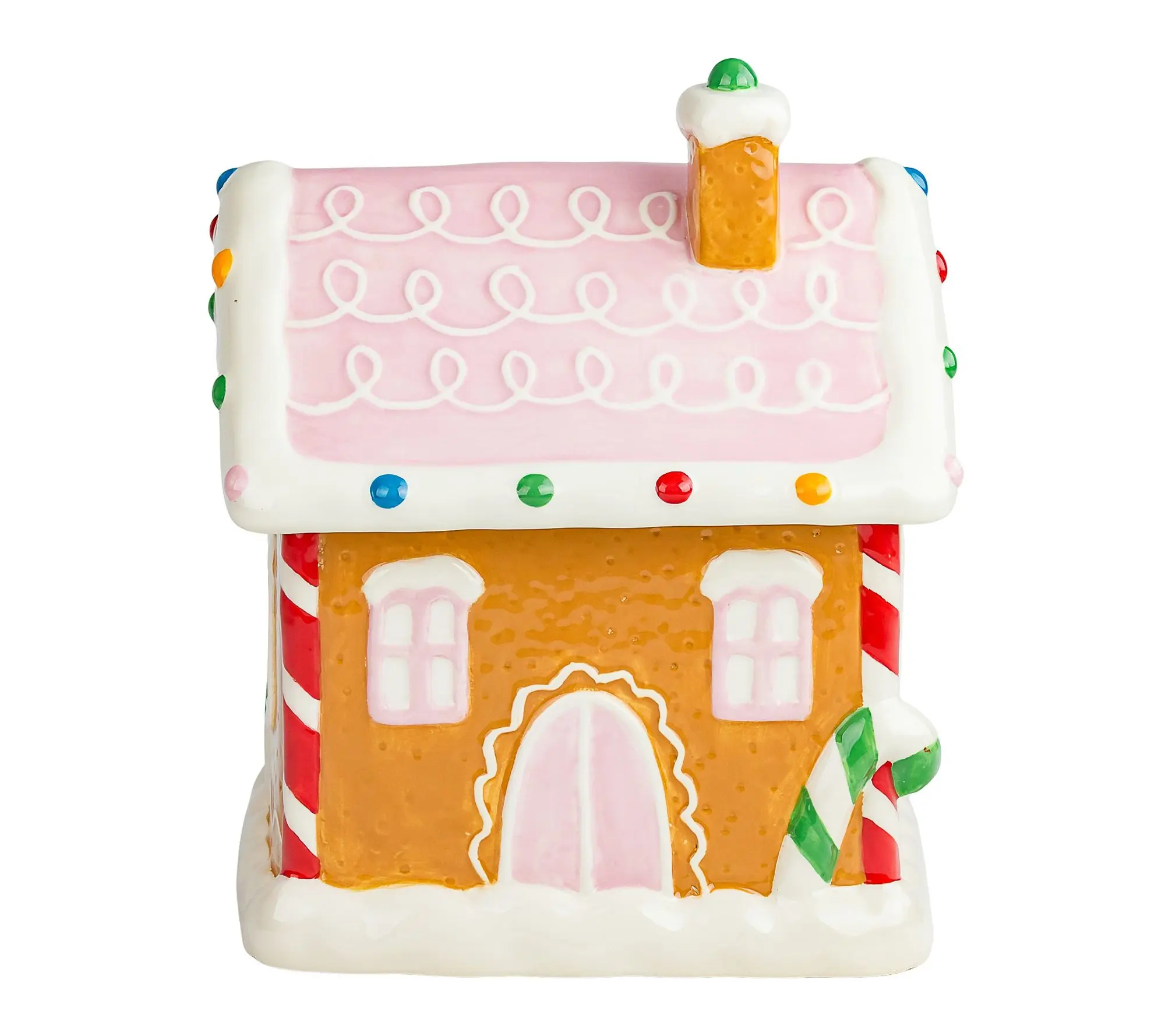 10 Strawberry Street Gingerbread Cottage Canister 10 Strawberry Street Gingerbread Cottage Canister