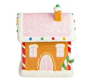 10 Strawberry Street Gingerbread Cottage Canister