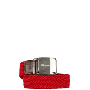Pre-owned SALVATORE FERRAGAMO Canvas Small Leather Goods Belt