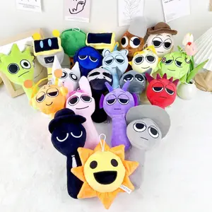 More Than 10 Characters To Choose From, Sprunki Plush Toys, Creative Rhythm Box Plush Doll Toy Perimeter, Perfect For Kids And Girls, Ideal For Holiday Gifts And Home Decor