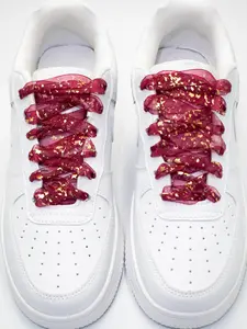 Glitter Lace Shoelaces, Fashionable Shoes Laces for Women's Sneakers, Shoes Accessories for Daily Use