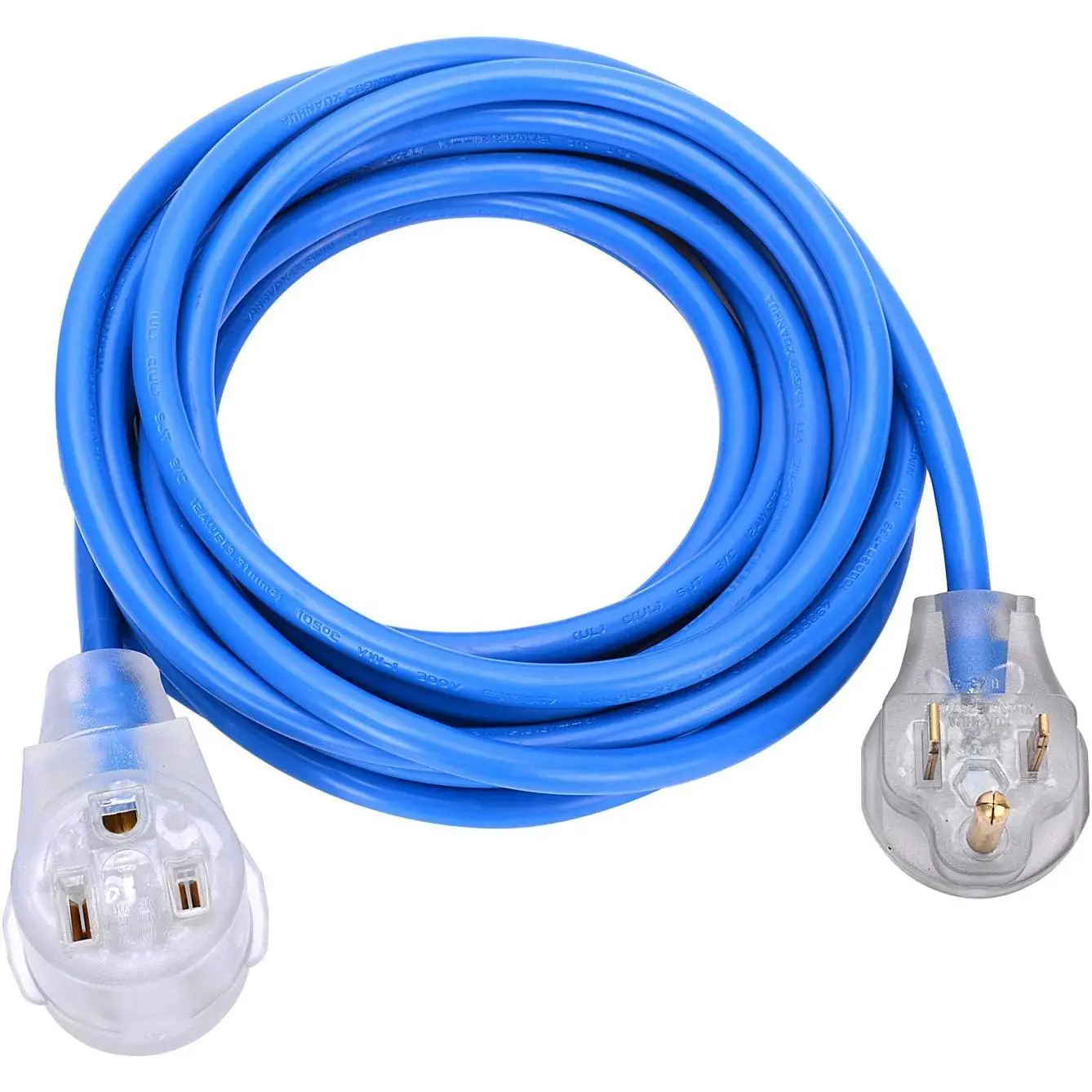 Welder Extension Cord, Heavy Duty 25 Feet 6-50 Nema R Plug Lighted Welding Cord with ETL Approved