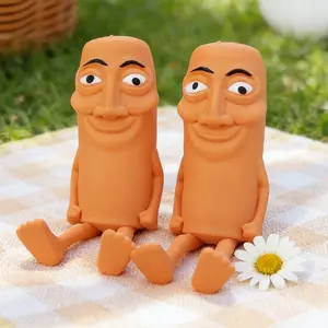 2PCS Trending Tung Tung Tung Sahur Fidget Toy   Slow Rising Squishy Meme Figure, Perfect Stress Reliever Gift