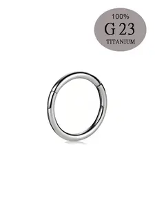 Titanium Steel Nose Ring, Nose Ring Hoop, Titanium Nose Hoops, Exquisite Earring, Fashionable Body Piercing Jewelry for Men & Women