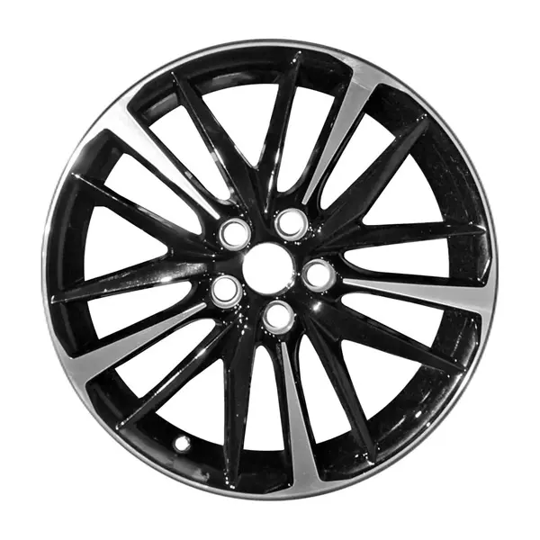 Toyota CAMRY (2018-2024) 19x8 Aluminum Alloy Machined & Black 15 Spoke [75222]