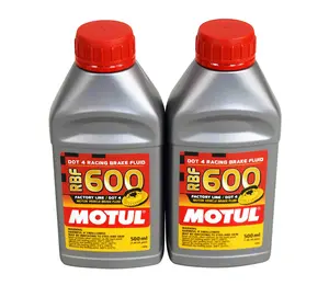 Motul RBF 600 Factory Line High-Performance Synthetic Brake Fluid For Racing, 500ml, 2 Pack