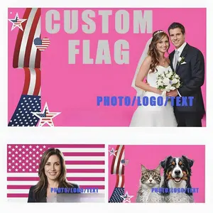 Tapestry  Custom Pink American Flag - Personalized Tapestry Wall Hanging with Photo/Text/Logo Design - Vibrant Double-Sided Polyester for Bedroom, Dorm, Garden Decor - Fade-Resistant Indoor & Outdoor Decorative Tapestry,Multiple sizes are a