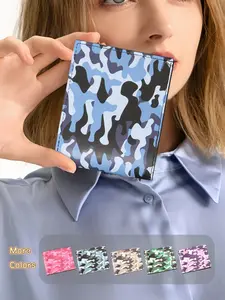 Perfect Gift for Boyfriend on Valentine's Day, Fashion Camouflage Wallet (multiple Colors Available), Cool and Stylish Surprise, Durable Fashion Wallet