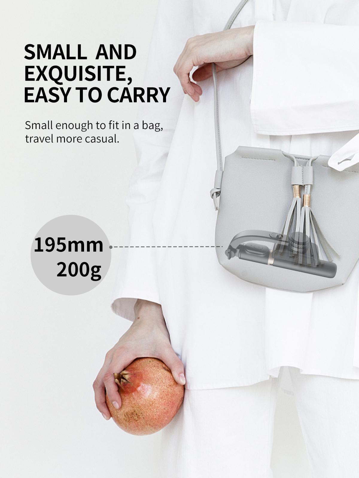 Handheld Gimbal Smartphone Bluetooth Handheld Stabilizer with Tripod Selfie Stick Folding Gimbal Android & Iphone