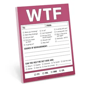 WTF Nifty Note Pad (Magenta Purple) WTF Nifty Note Pad (Magenta Purple)