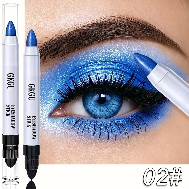 GKGU Eye shadow highlighter pen, Long-Lasting Waterproof And Highly Pigmented for Eye Contour, Nose Bridge, Brow Bone, Easy to Blend for Party Makeup, The Perfect Music Festival Gift