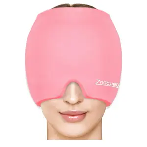 Znocuetta Headache Relief Cap - Pink Design, Adjustable Fit, Comfortable Fit for Headache Relief