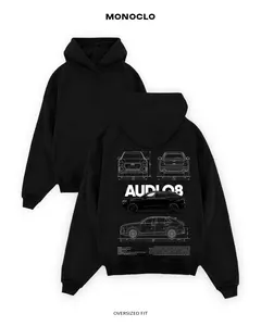 Audi Q8 2023 Black Hoodie – Audi SUV Hoodie, Luxury Motorsport Apparel