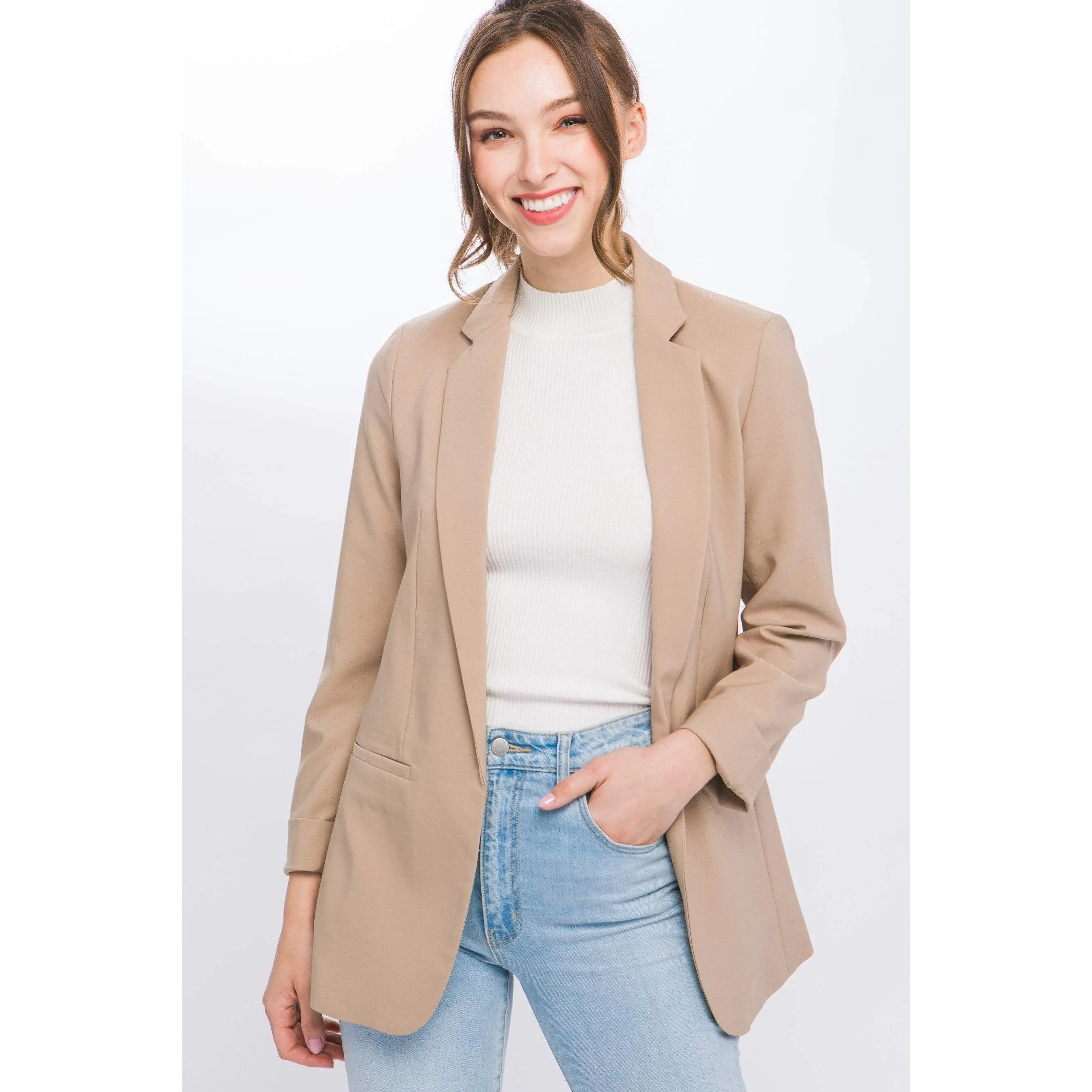 Kimberly - Taupe Blazer