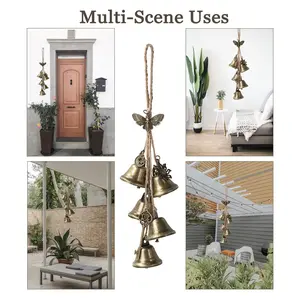 Witch Bell Door Handle Protection Wind Chime Metal Craft Outdoor Garden Decoration, Wind Chime Decorative Artisans' Work