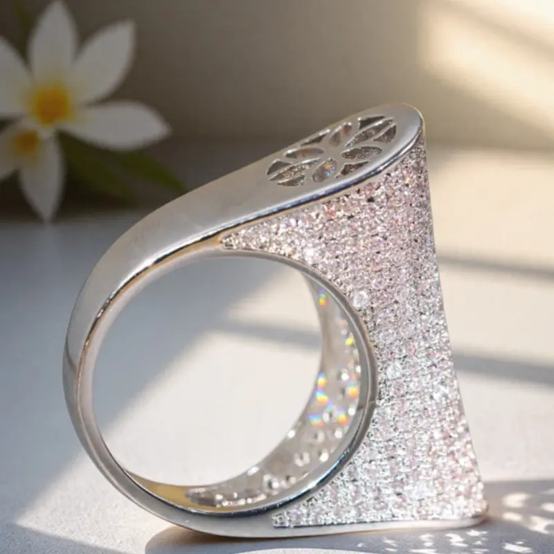 Classic Cubic Zirconia Ring for Women - Perfect for Wedding, Engagement, Anniversary, Party, Valentine's Day & Mother's Day Gift for Mom