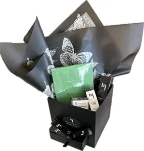 Metamorph Beauty PR Box - Luxury Cosmetic Set with 35-Color Eyeshadow Palette, Matte Liquid Lipstick, Shimmer Lip Gloss, and More