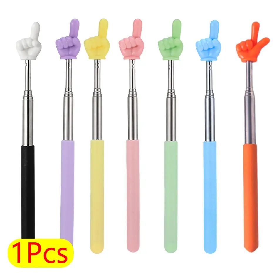 Stretchable Finger Reading Stick, Adjustable Teaching Baton, Command Rod, Educational Tool for Reading and Learning, Student Essentials, Classroom Supplies, School Supplies, Learning Materials