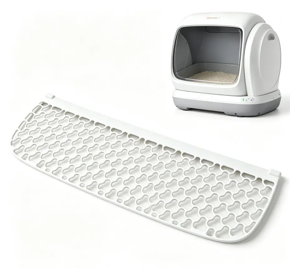 Meowant Large Automatic Cat Litter Box, Small-Hole Filter Screen, and Included Accessories for Cat Litter Waste Management