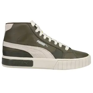 PUMA Womens Cali Star High  Sneakers Shoes Casual - Green, Off White