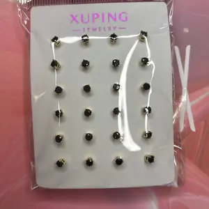 Oro laminado Xp Aretes de puntitos  redondos