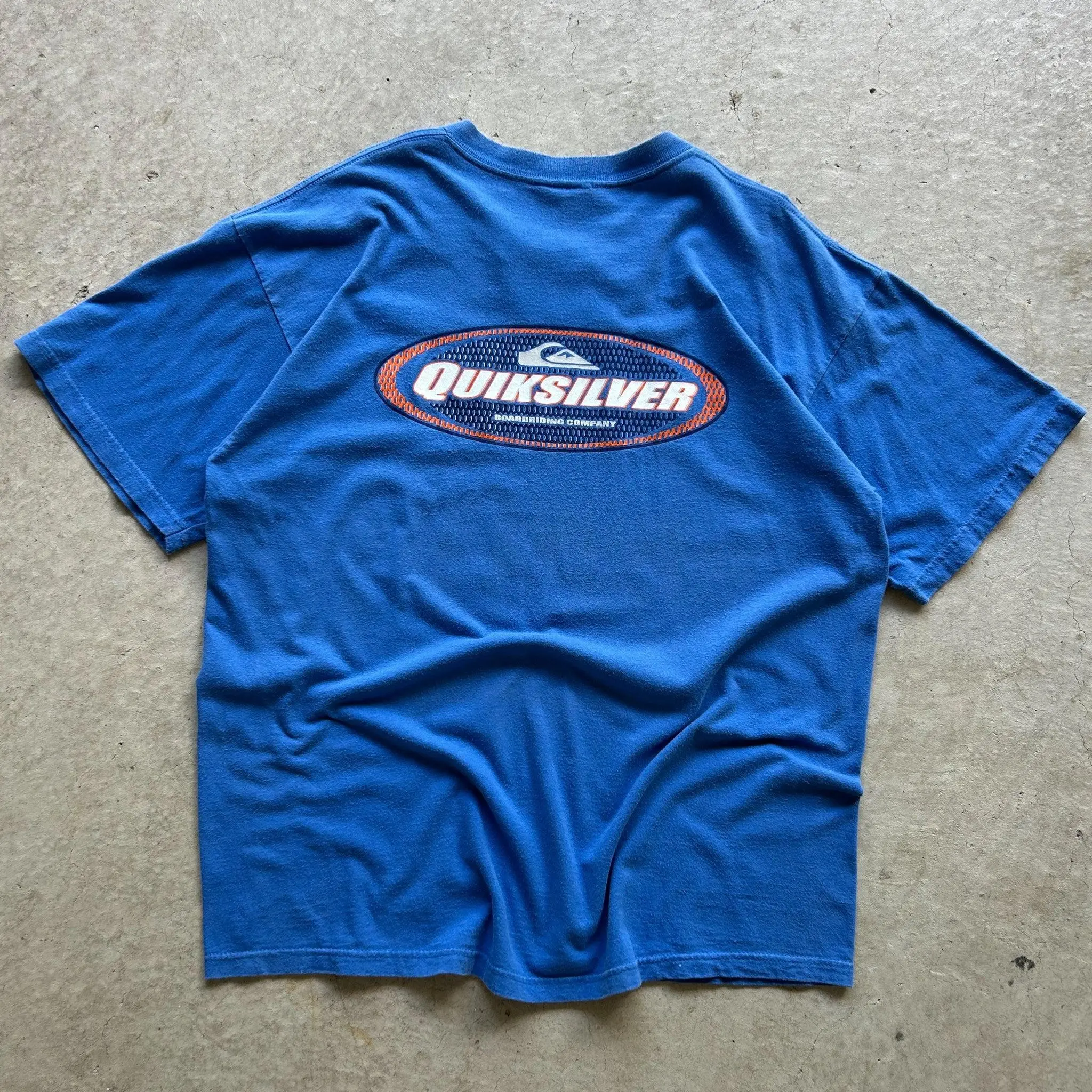 Vintage Quiksilver Blue T-Shirt, Unisex Crewneck Shirt for Men and Women