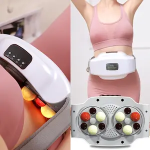 Electric Abdominal Massager, Bian Shi hot compress abdominal massager, portable charging device, Portable pain relief, bid farewell to abdominal discomfort, essential for working women, health gift, give to family and friends, Heated Wrap