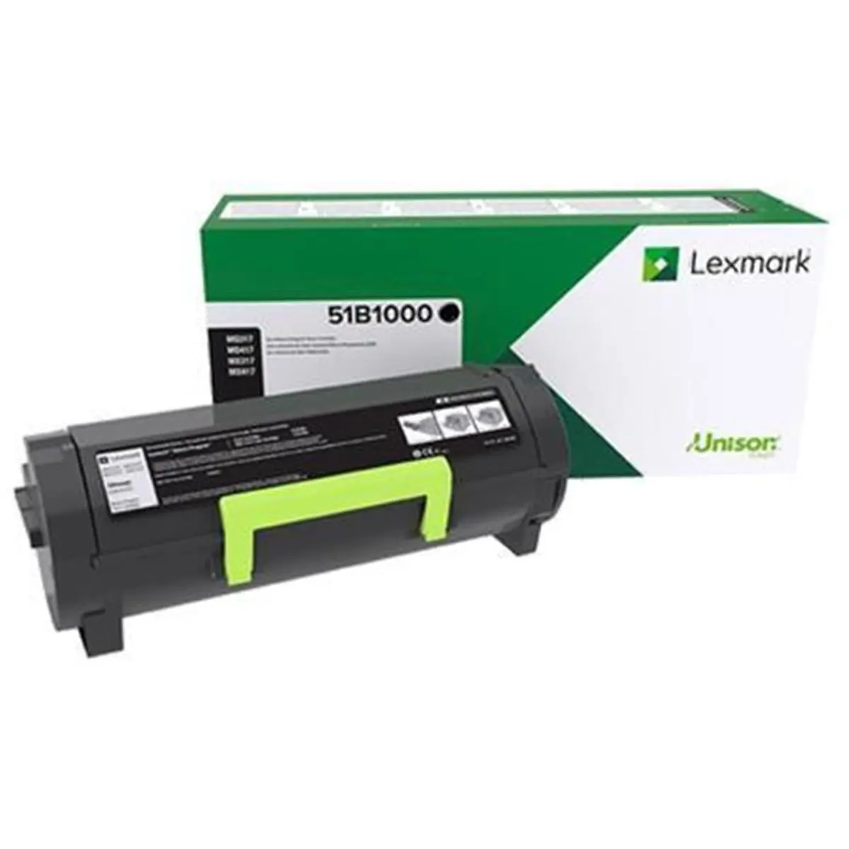 Lexmark MS317DN Black Standard Return Program Toner Cartridge - Shake-Free for Residential Printing Needs