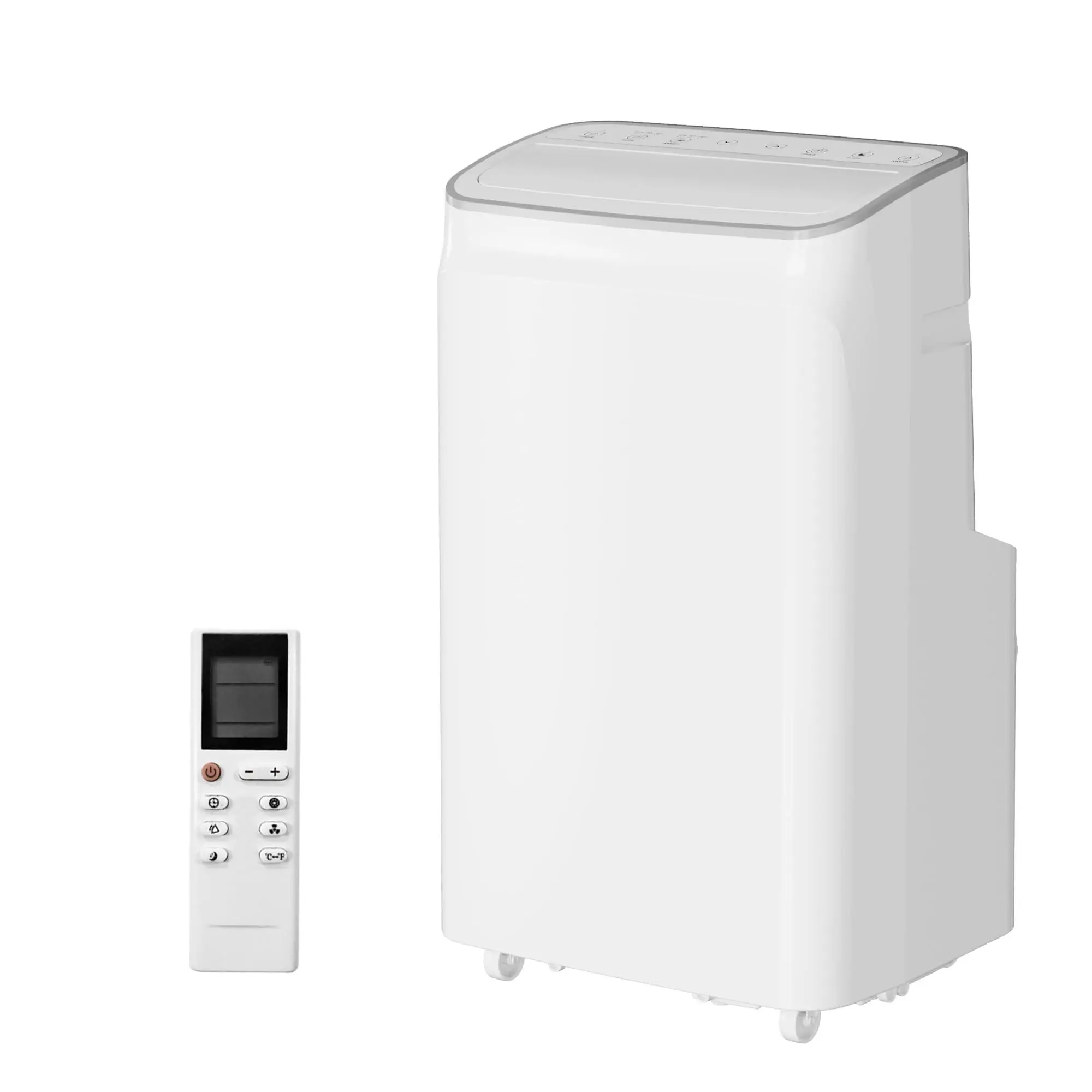 Portable Air Conditioner, 12,000 BTU Portable AC for Rooms up to 550 sq. ft. 3-in-1 Smart Cooling System, Dehumidifier and Fan with Remote Control, Exhaust Hose and Window Kit