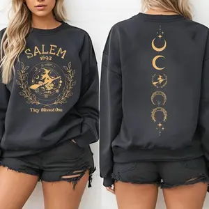 Salem They Missed One Sweatshirt,Halloween Hoodie, Salem Witch Shirt, Salem 1692 Shirt, Witch Trials IO4