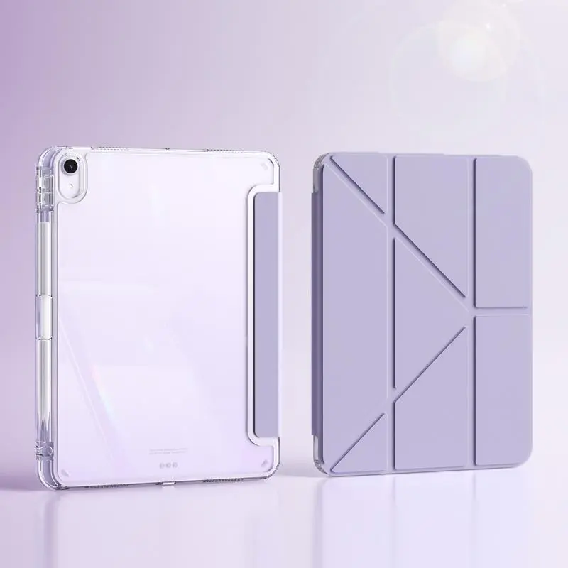 KENKE KENKE Fashionable Tablet Case with Pencil Holder, Solid Color Tablet Protective Cover, Tablet Protector for iPad 2025 11th A16 iPad Pro M4 13inch Pro 11inch, Tablet Casing