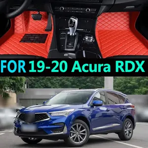 For 2019-2020 Acura RDX Custom-Fit Full Coverage Car Floor Mats Easy-Clean Carpet-Style Floor Mats