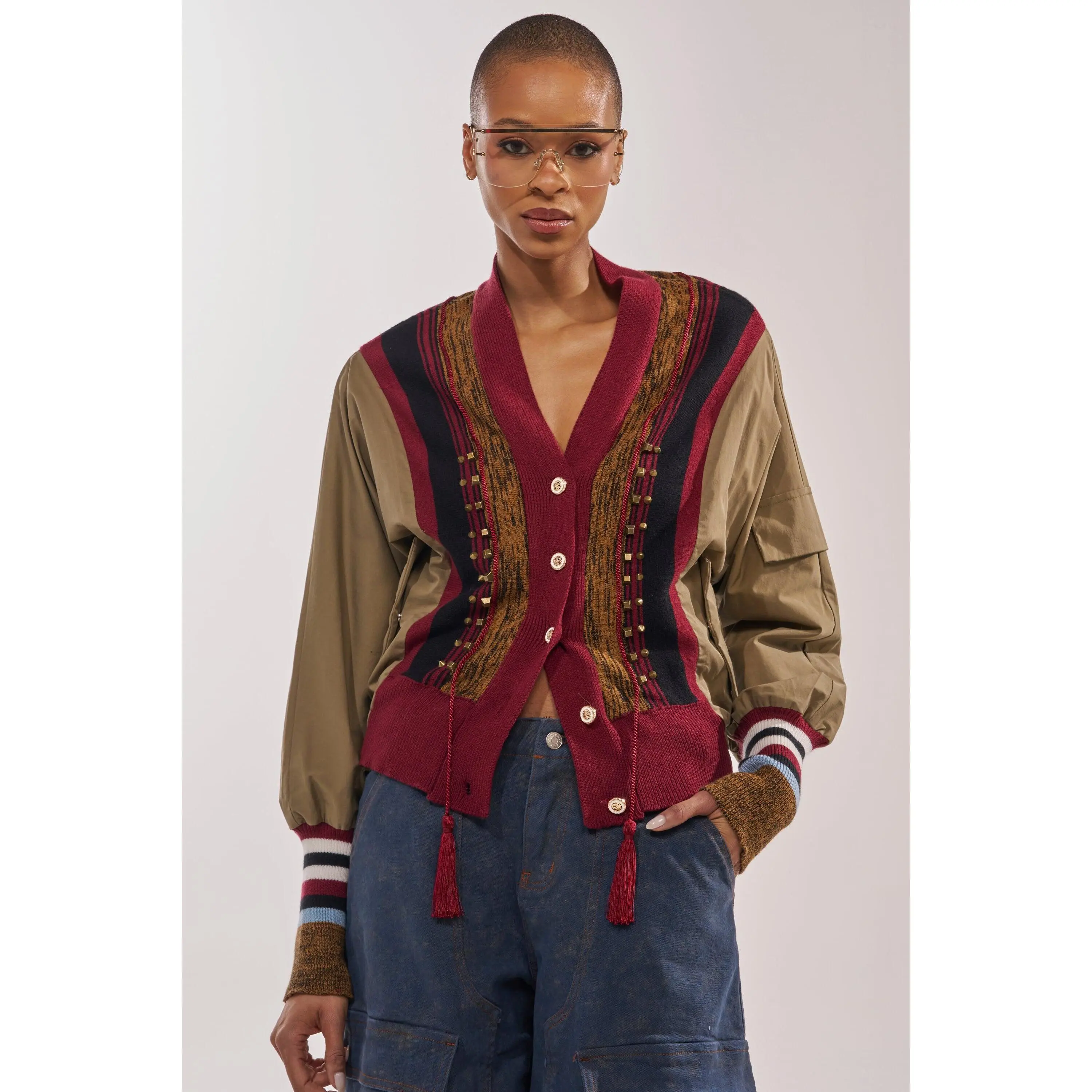 NEW DAY COLORBLOCK CARDIGAN NEW DAY COLORBLOCK CARDIGAN