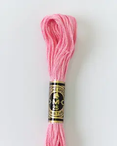 DMC Embroidery Stranded Thread - Six-Strand Embroidery Floss - 604 - Pink Hyacinth