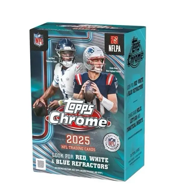 2025 Topps Chrome Football Value Blaster Box